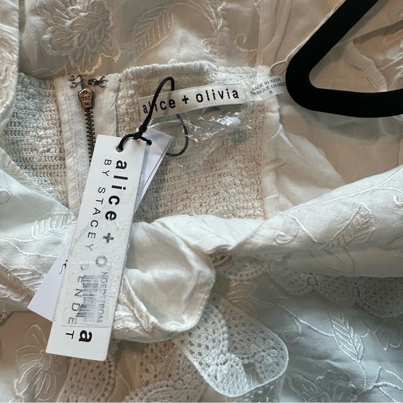 Alice and Olivia Stori Embroidery Midi Dress PLEASE READ!! - Picture 9 of 11